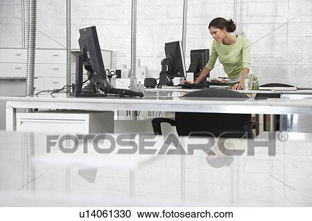 Woman in Office View Large Photo Image Stock Image - Woman in Office. Fotosearch