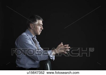 Stock Image - Worried Businessman. Fotosearch