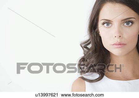 Young Woman View Large Photo Image Stock Image - Young Woman. Fotosearch