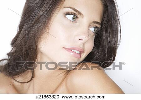 Young Woman View Large Photo Image Stock Image - Young Woman. Fotosearch