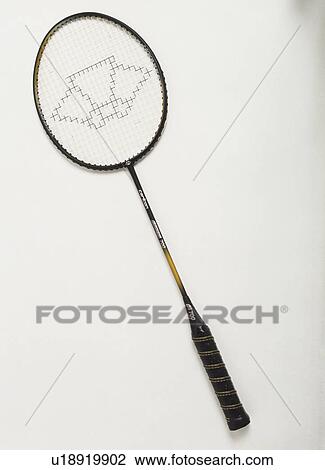 Close-up of badminton racket View Large Photo Image Stock Image - Close-up of badminton racket. Fotosearch