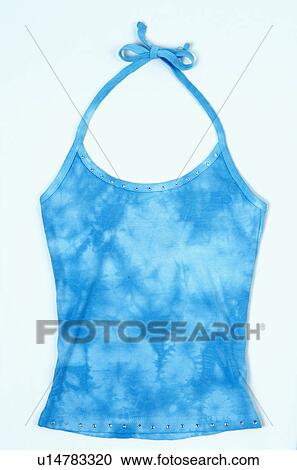 Close-up of blue camisole top View Large Photo Image Stock Image - Close-up of blue camisole top. Fotosearch