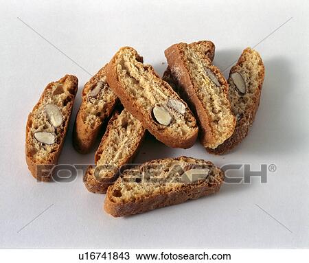 Close-up of cantuccini biscuits View Large Photo Image Stock Image - Close-up of cantuccini biscuits. Fotosearch