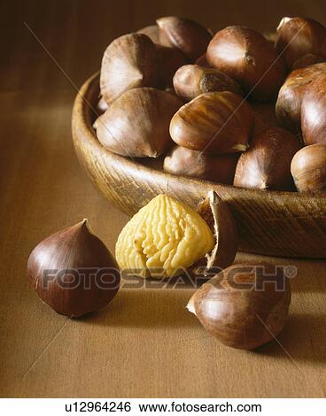 Close-up of chesnuts View Large Photo Image Stock Photograph - Close-up of chesnuts . Fotosearch