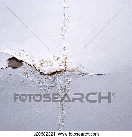 Close-up of damp cracking white wall View Large Photo Image Stock Image - Close-up of damp cracking white wall. Fotosearch