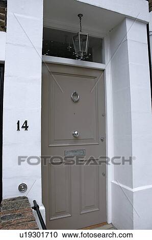 Close-up of dark grey Victorian front door View Large Photo Image Stock Image - Close-up of dark grey Victorian front door. Fotosearch