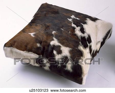 Close-up of faux-fur cushion View Large Photo Image Stock Image - Close-up of faux-fur cushion. Fotosearch