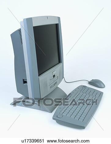 Close-up of grey computer monitor and keyboard View Large Photo Image Stock Image - Close-up of grey computer monitor and keyboard. Fotosearch