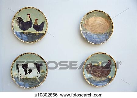 Close-up of hand-painted animal bowls View Large Photo Image Stock Photograph - Close-up of hand-painted animal bowls. Fotosearch