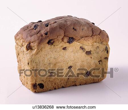 Close-up of loaf of currant bread View Large Photo Image Stock Photo - Close-up of loaf of currant bread. Fotosearch