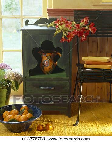 Close-up of painted green cupboard View Large Photo Image Stock Photo - Close-up of painted green cupboard. Fotosearch
