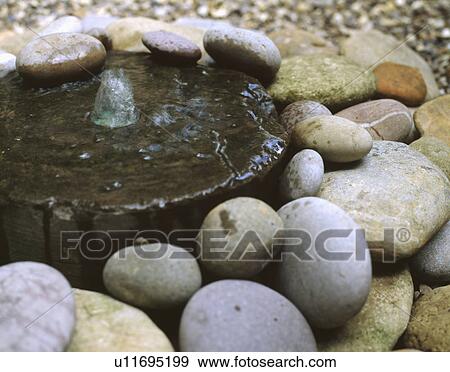 Close-up of small bubble pool surrounded by seashore pebbles View Large Photo Image Stock Photo - Close-up of small bubble pool surrounded by seashore pebbles. Fotosearch