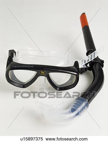 Close-up of snorkel and mask View Large Photo Image Stock Photography - Close-up of snorkel and mask. Fotosearch