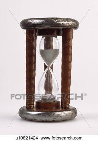 Close-up of traditional wood and glass egg-timer View Large Photo Image Picture - Close-up of traditional wood and glass egg-timer. Fotosearch