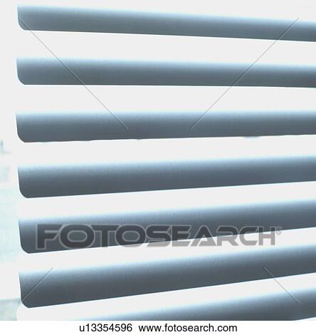 Close-up of white plastic slatted blind View Large Photo Image Stock Photograph - Close-up of white plastic slatted blind. Fotosearch