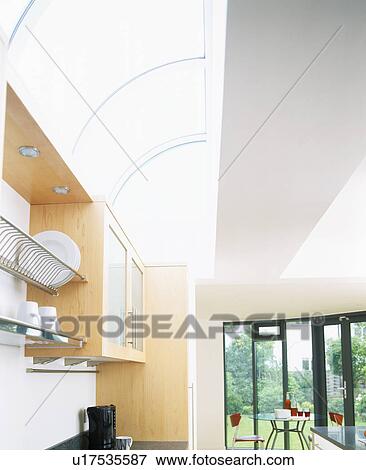 Stock Photo - Large modern kitchen. Fotosearch