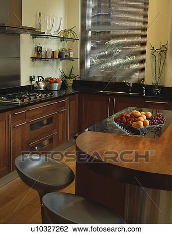 Modern townhouse kitchen View Large Photo Image Stock Image - Modern townhouse kitchen. Fotosearch