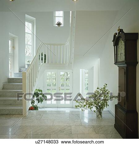 Stock Image - Modern white hall. Fotosearch