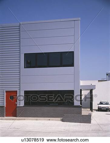 Stock Photo - Small commercial office building. Fotosearch