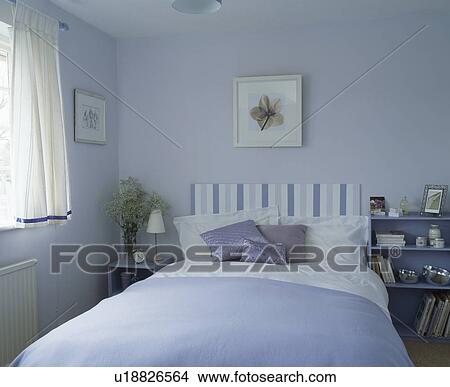 Small Pastel Blue Bedroom Picture