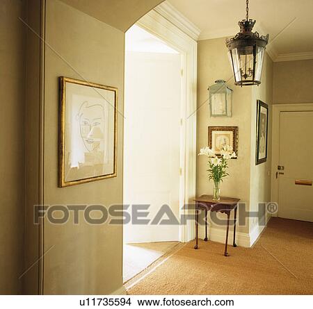 Traditional cream hall View Large Photo Image Picture - Traditional cream hall. Fotosearch