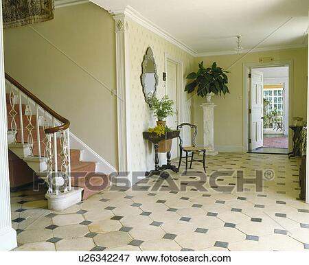 Stock Photo - Traditional cream hall. Fotosearch