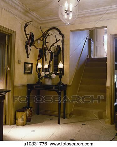Traditional cream hall View Large Photo Image Stock Photograph - Traditional cream hall. Fotosearch