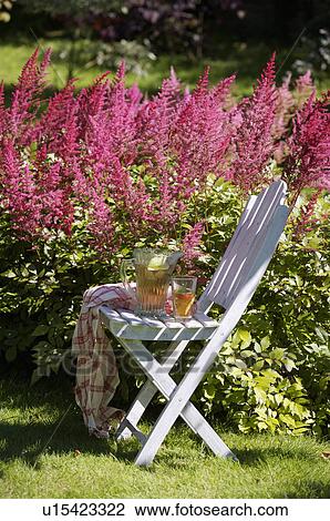 White table and chairs in grassy corner of rough mown lawn. View Large Photo Image Stock Image - White table and chairs in grassy corner of rough mown lawn.. Fotosearch