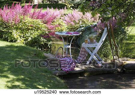 White table and chairs in grassy corner of rough mown lawn. View Large Photo Image Stock Image - White table and chairs in grassy corner of rough mown lawn.. Fotosearch