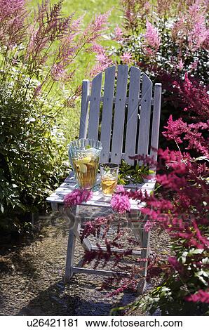White table and chairs in grassy corner of rough mown lawn. View Large Photo Image Stock Image - White table and chairs in grassy corner of rough mown lawn.. Fotosearch