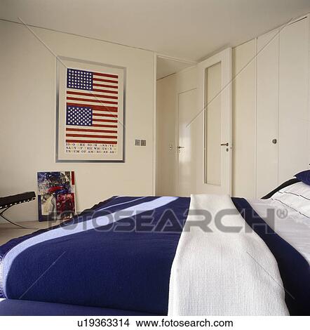 american flag bedroom