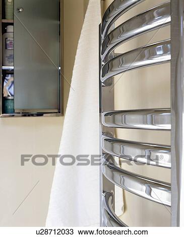 Stock Image - Close-up of chrome radiator. Fotosearch