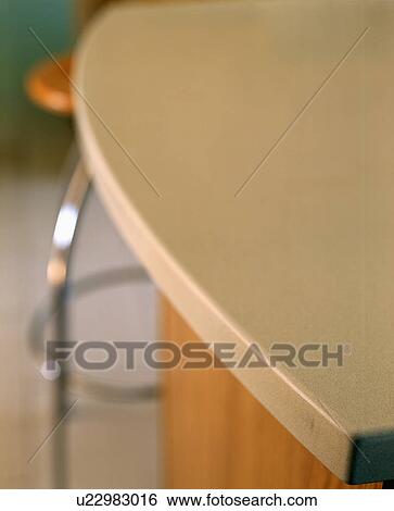 Stock Photograph - Close-up of cream worktop. Fotosearch