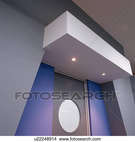 Close-up of downlighting in modern hall View Large Photo Image Picture - Close-up of downlighting in modern hall. Fotosearch