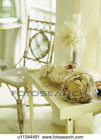 Close-up of dried flowers on cream table View Large Photo Image Stock Image - Close-up of dried flowers on cream table. Fotosearch