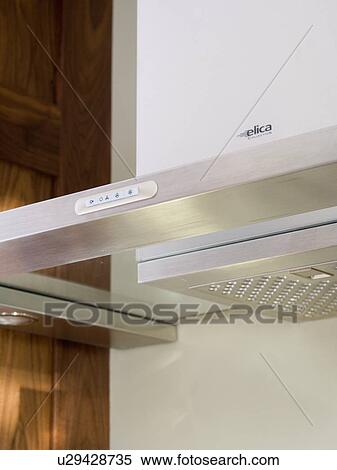 Close-up of Elica extractor fan View Large Photo Image Stock Photography - Close-up of Elica extractor fan. Fotosearch