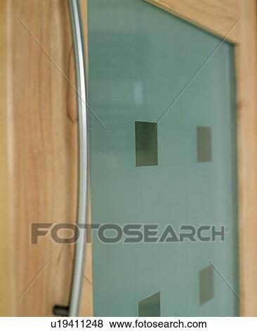 Stock Photo - Close-up of engraved glass panel. Fotosearch