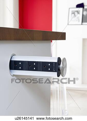 Close-up of Evoline pop-up socket View Large Photo Image Stock Image - Close-up of Evoline pop-up socket. Fotosearch