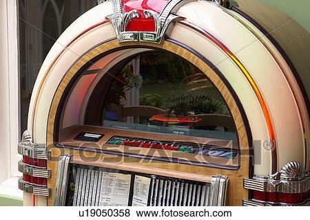 Stock Photo - Close-up of fifties juke box. Fotosearch