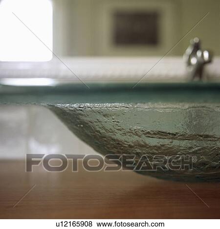 Stock Photo - Close-up of glass basin. Fotosearch