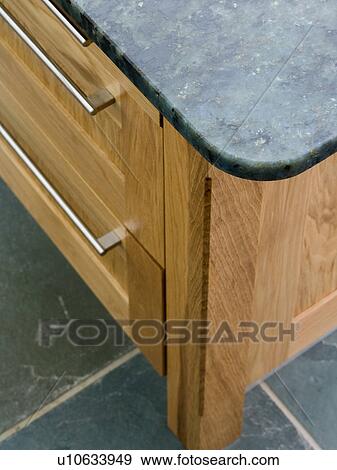 Stock Photo - Close-up of kitchen storage unit. Fotosearch