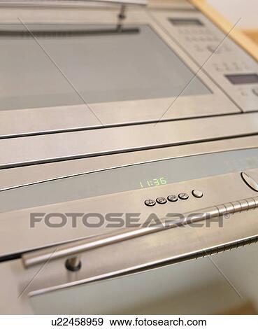 Close-up of oven View Large Photo Image Stock Photo - Close-up of oven. Fotosearch