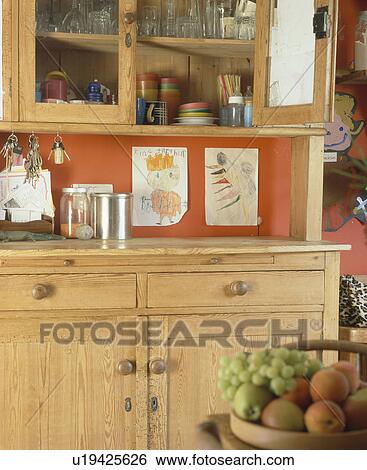 Close-up of pine dresser View Large Photo Image Stock Photograph - Close-up of pine dresser. Fotosearch