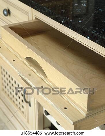 Stock Photography - Close-up of wooden drawers. Fotosearch