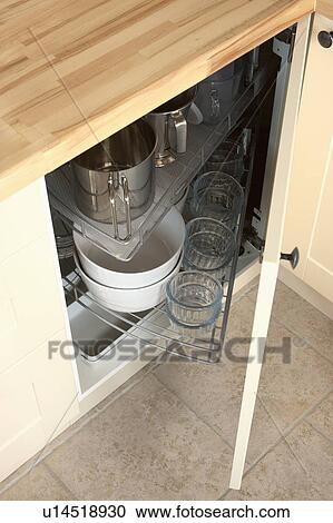 Detail of modern kitchen in stone building with neutral coloured materials and beamed ceiling. View Large Photo Image Stock Image - Detail of modern kitchen in stone building with neutral coloured materials and beamed ceiling.. Fotosearch