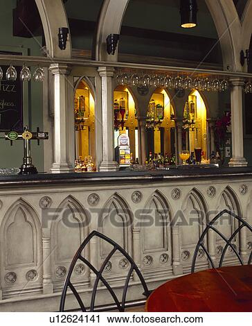 Gothic-style bar in hotel View Large Photo Image Stock Image - Gothic-style bar in hotel. Fotosearch