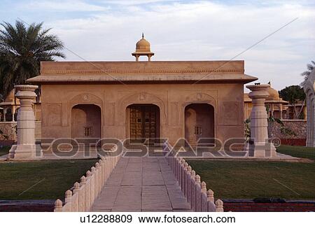 Marble path through courtyard in front of sandstone building near Jaipur in Rajastan View Large Photo Image Stock Photo - Marble path through courtyard in front of sandstone building near Jaipur in Rajastan. Fotosearch
