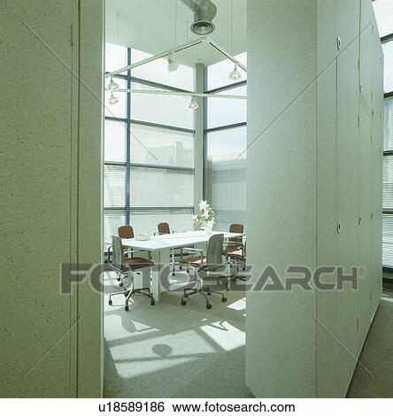 Stock Photograph - Meetin room in modern city office. Fotosearch