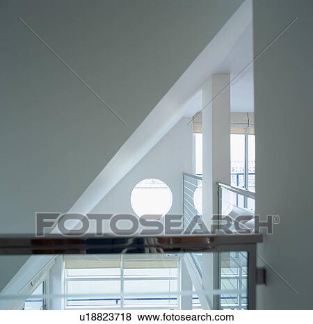 Modern landing in city apartment View Large Photo Image Stock Photo - Modern landing in city apartment. Fotosearch