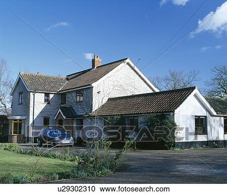 Newly built house in the country View Large Photo Image Stock Image - Newly built house in the country. Fotosearch
